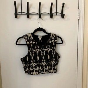 2/$20 Dynamite Patterned Crop Top